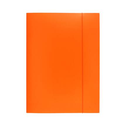 Teczka gumka A4+ fluo pomarańczowa Interdruk IR6456 01