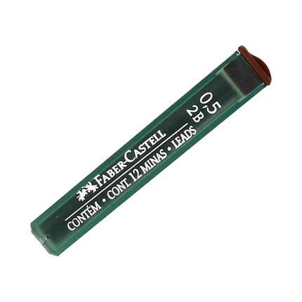 Grafit 0.5mm 2B (12) polymer Faber FC521502 FC5567 01