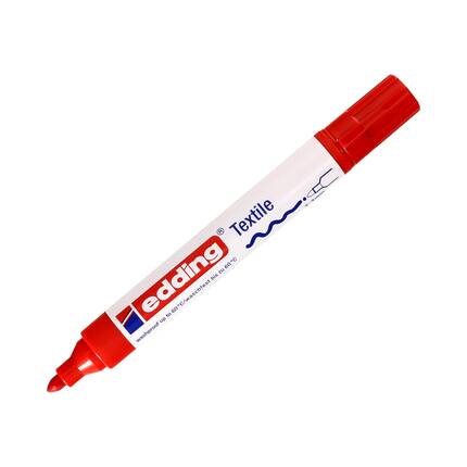 Marker do tkanin 2.0-3.0mm czerwony okrągły Edding 4500 EG5112 02