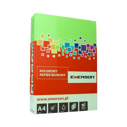 Papier ksero A4 80g c.zielony Emerson 8052 EM2222 01