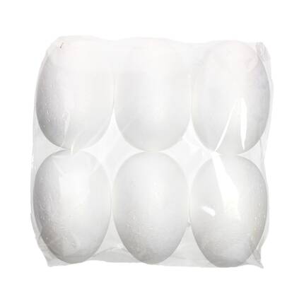 Jajka styropianowe 150mm Brewis - opak. 6 szt. VB8728 01