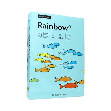 Papier ksero A4 80g morski Rainbow 84 PI1025 01