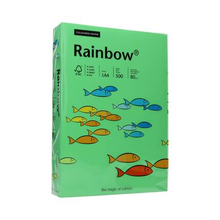 Papier ksero A4 80g ciemnozielony Rainbow 78 PI1018 01