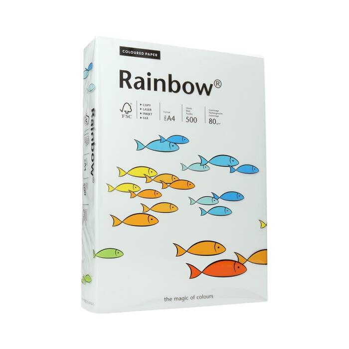 Papier ksero A4 80g jasnoszary Rainbow 93 PI1026 01