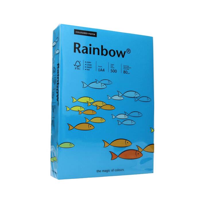 Papier ksero A4 80g ciemnoniebieski Rainbow 88 PI1040 01