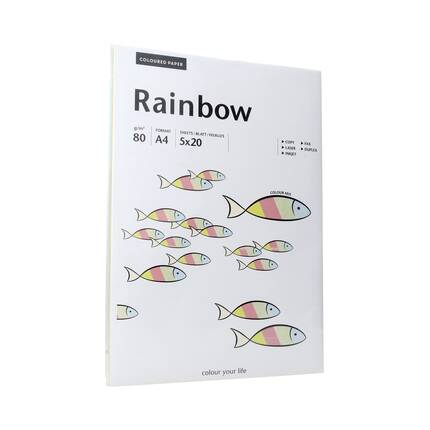 Papier ksero A4 80g mix kolorów pastelowych Rainbow (100) PI1095 01