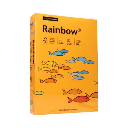 Papier ksero A4 80g jasnopomarańczowy Rainbow 22 PI1016 01