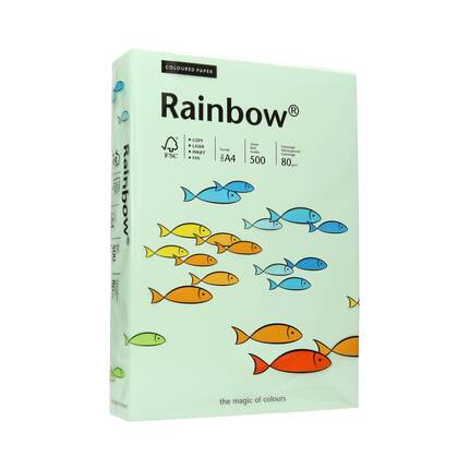 Papier ksero A4 80g bladozielony Rainbow 72 PI1022 01