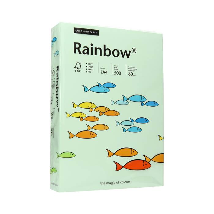 Papier ksero A4 80g bladozielony Rainbow 72 PI1022 01