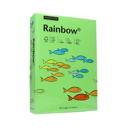 Papier ksero A4 80g zielony Rainbow 76 PI1037 01