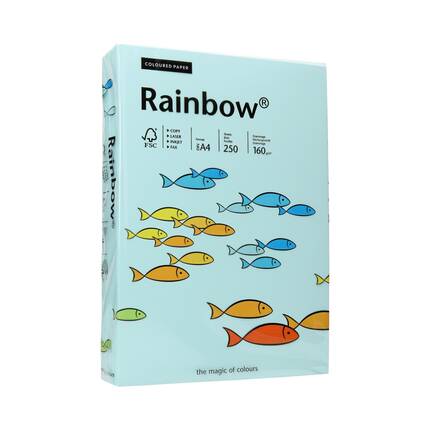 Papier ksero A4 160g jasnoniebieski Rainbow 82 PI1082 01