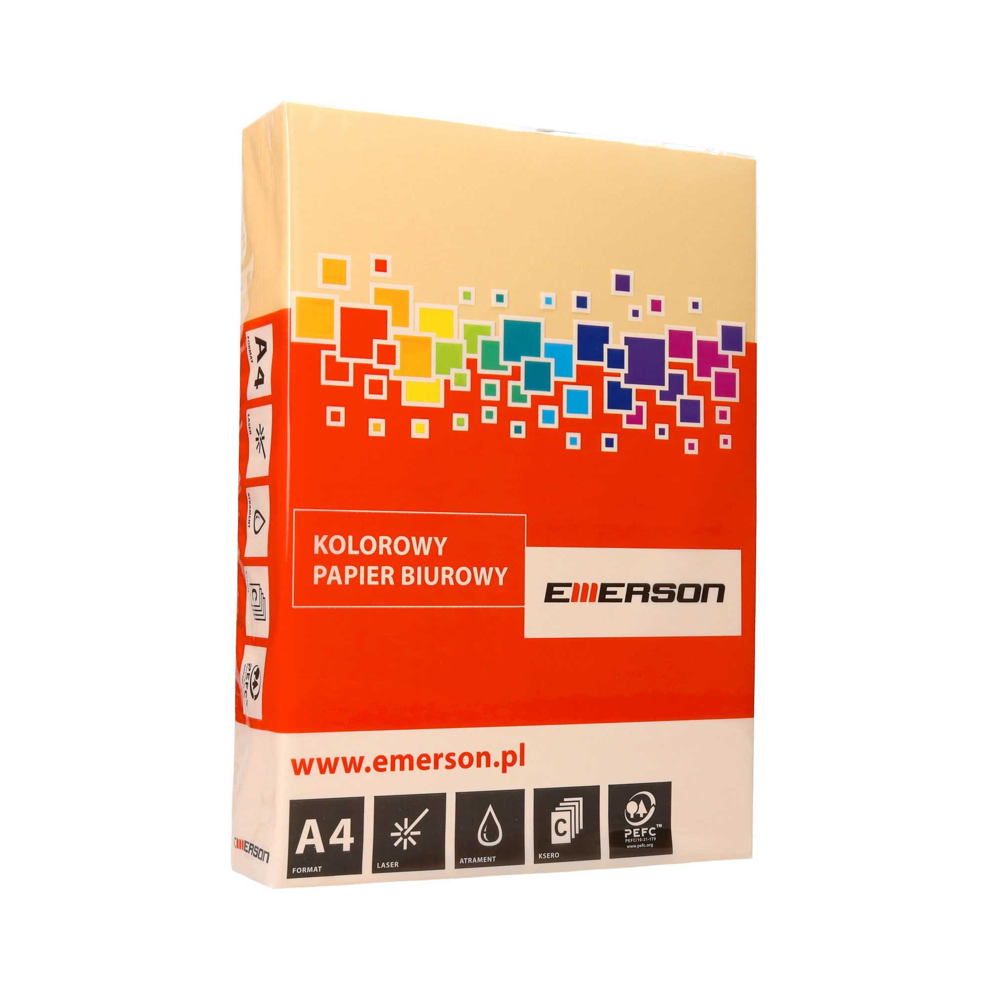 Papier ksero A4 80g beżowy Emerson 8098 EM2233 01 Papier ksero A4 80g beżowy Emerson 8098 EM2233 01