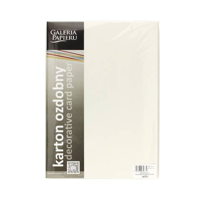 Karton wizytówkowy A4 250g Millenium diamentowa biel (20) AG6406 03