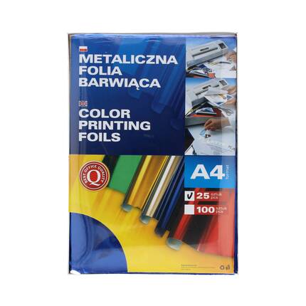 Folia metaliczna A4 niebieska barwiąca Argo (25) AG5284 01