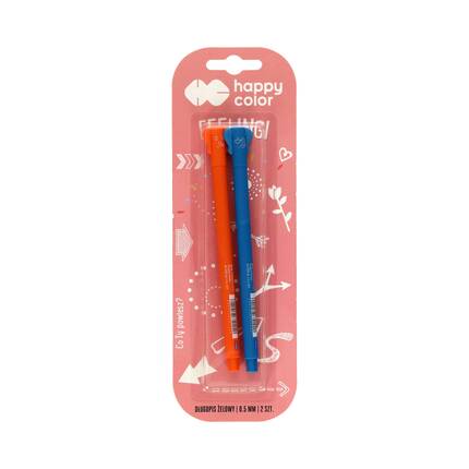 Długopis żelowy 0.5mm niebieski Feelingi Elephants (2) Happy Color ST7447 01