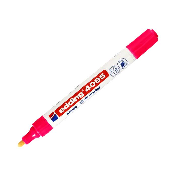 Marker kredowy 2.0-3.0mm różowy okrągły Edding 4095 EG5890 02