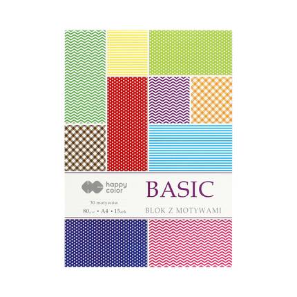 Blok z motywami A4/15 Basic Happy Color ST7682 01