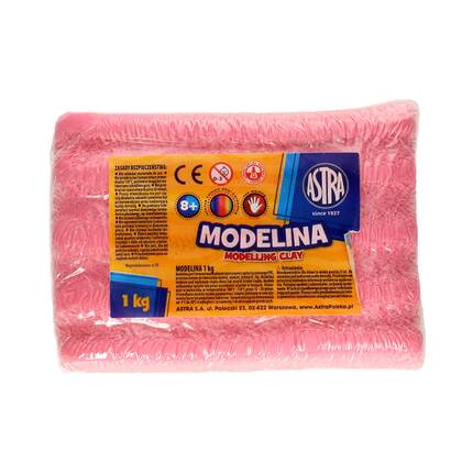 Modelina cukiernicza zabawa 1kg malinowa Astra AZ0268 01