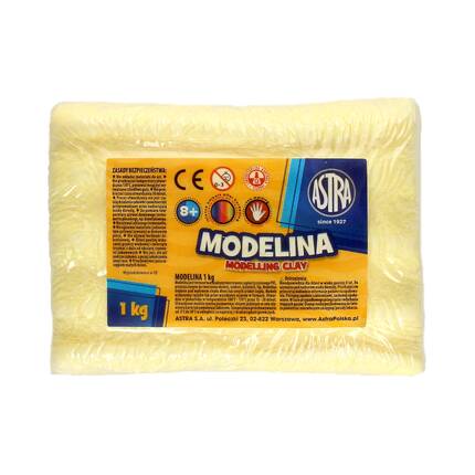 Modelina cukiernicza zabawa 1kg cytrynowa Astra AZ0271 01