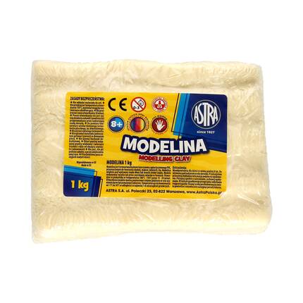 Modelina cukiernicza zabawa 1kg wanilowa Astra AZ0269 01