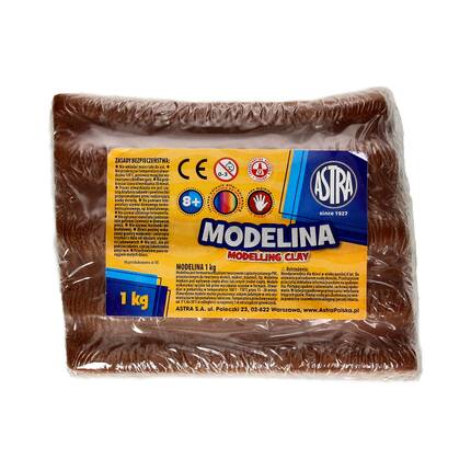 Modelina cukiernicza zabawa 1kg mleczna czekolada Astra AZ0272 01