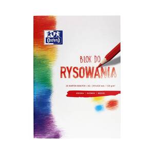 Blok rysunkowy A3/20 biały 120g Oxford 400093197 TP1203 01