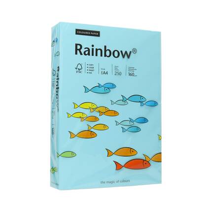 Papier ksero A4 160g morski Rainbow 84 PI1081 01