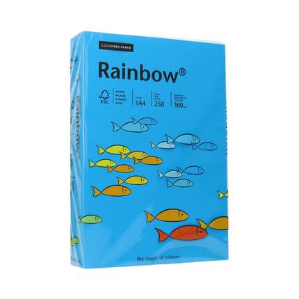 Papier ksero A4 160g ciemnoniebieski Rainbow 88 PI1092 01