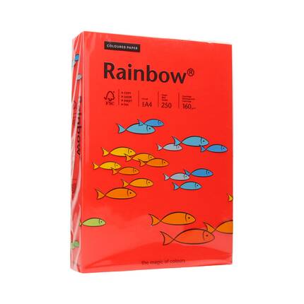 Papier ksero A4 160g ciemnoczerwony Rainbow 28 PI1052 01