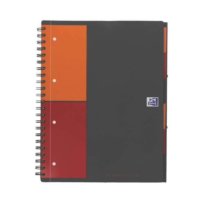 Kołonotatnik A4+/80 kratka teczka Oxford Organiser Book TP1900 01