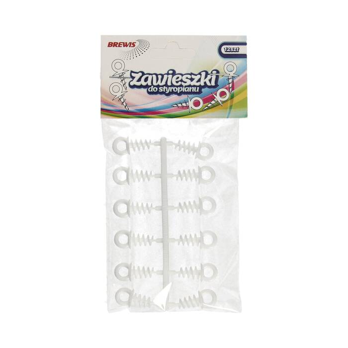Zawieszki do styropianu plastikowe Brewis - 12szt. VB8820 01