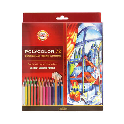Kredki ołówkowe 72kol Polycolor KIN 3837 AR7974 01