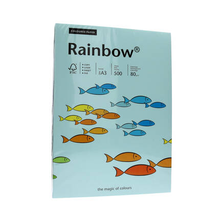 Papier ksero A3 80g jasnoniebieski Rainbow 82 PI1048 01