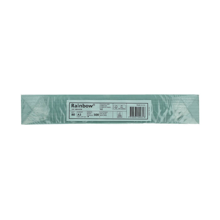 Papier ksero A3 80g jasnoniebieski Rainbow 82 PI1048 02