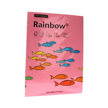 Papier ksero A3 80g różowy Rainbow 55 PI1044 01
