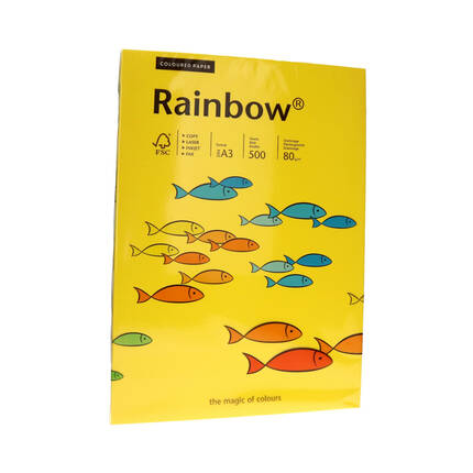 Papier ksero A3 80g ciemnożółty Rainbow 18 PI1056 01