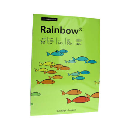 Papier ksero A3 80g jasnozielony Rainbow 74 PI1061 01