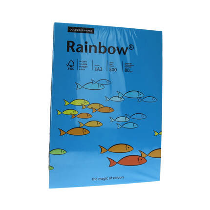 Papier ksero A3 80g ciemnoniebieski Rainbow 88 PI1064 01