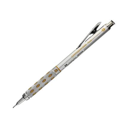 Ołówek automatyczny 0.9mm srebrno-żółty Graphgear 1000 Pentel PN6681 01