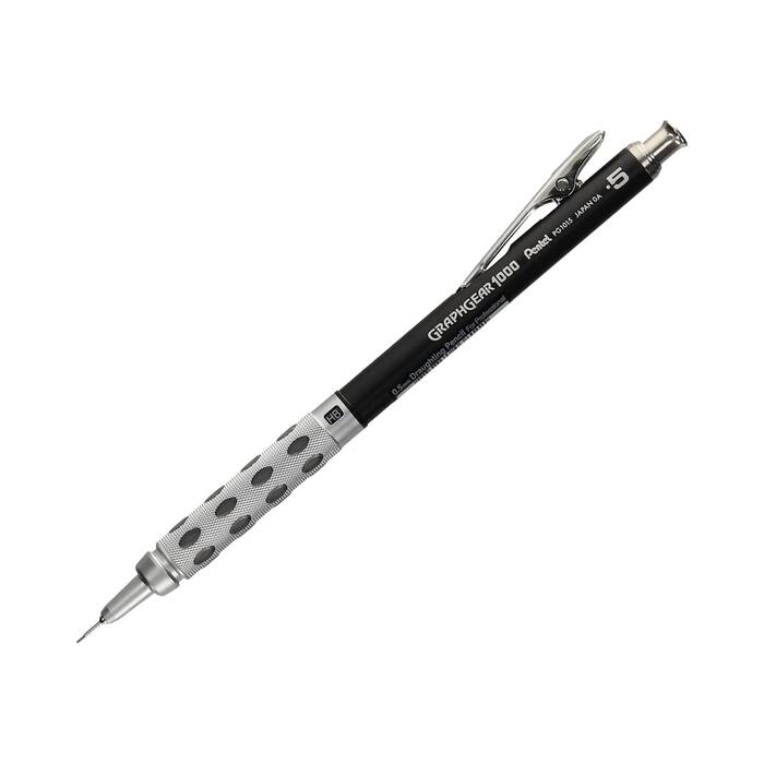 Ołówek automatyczny 0.5mm czarny Graphgear 1000 Pentel PN6675 01