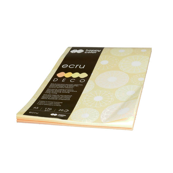 Blok Deco A5/20 Ecru HappyColor ST7652 02