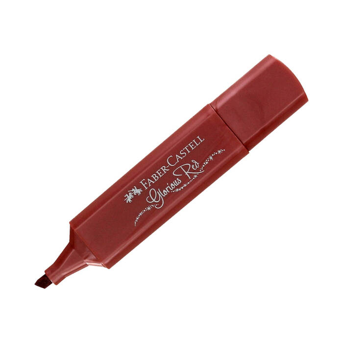 Zakreślacz czerwony metalik Faber Castell FC154673 FC1149 02