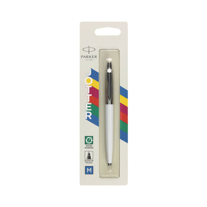 Długopis Parker Jotter Originals White 2096874 PT6107 01