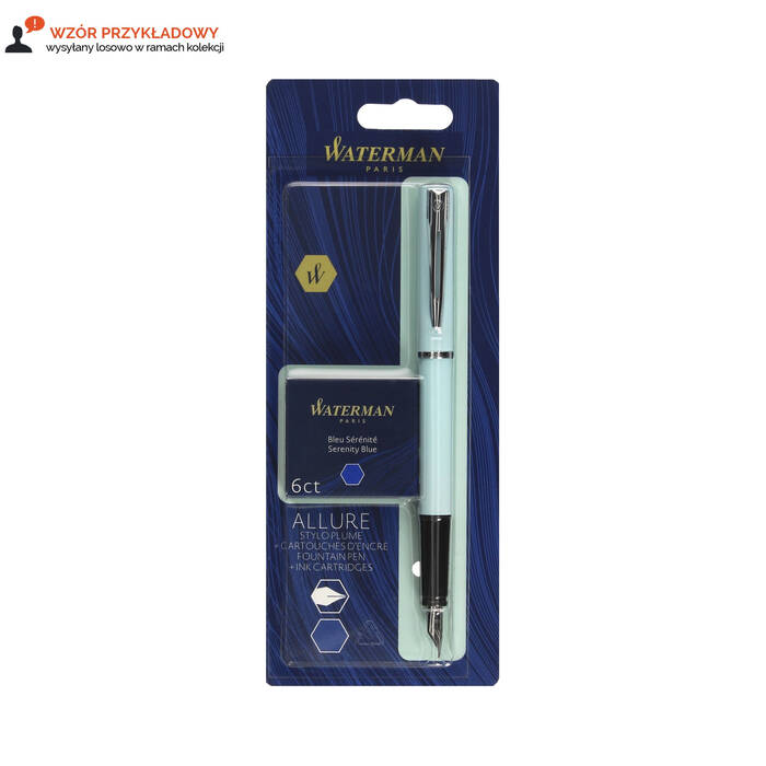 Pióro wieczne Waterman Allure pastel + naboje 2135215 WO5109 01