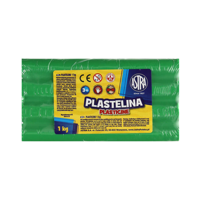 Plastelina 1kg jasnozielona luz AZ6187 01