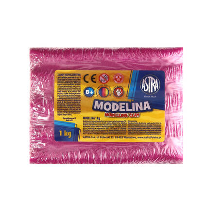 Modelina 1kg różowa Astra AZ1053 01