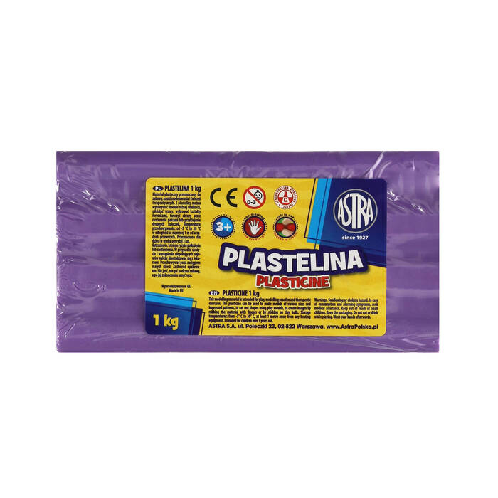 Plastelina 1kg jasnofioletowa AZ6235 01