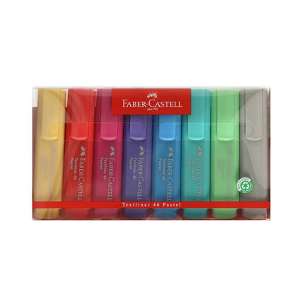 Zakreślacz 8kol pastelowy Faber Castell FC154681 FC1121 01