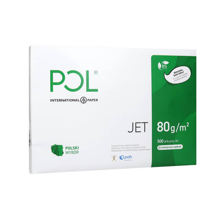 Papier ksero A4 80g 166 Poljet (500) IP1004 01