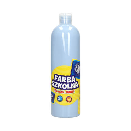 Farba szkolna błękitna 500ml Astra AZ1049 01